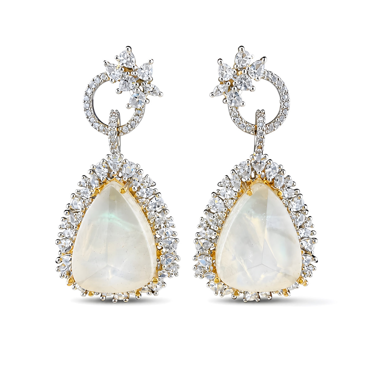 Tala Prism Halo Drop Earrings