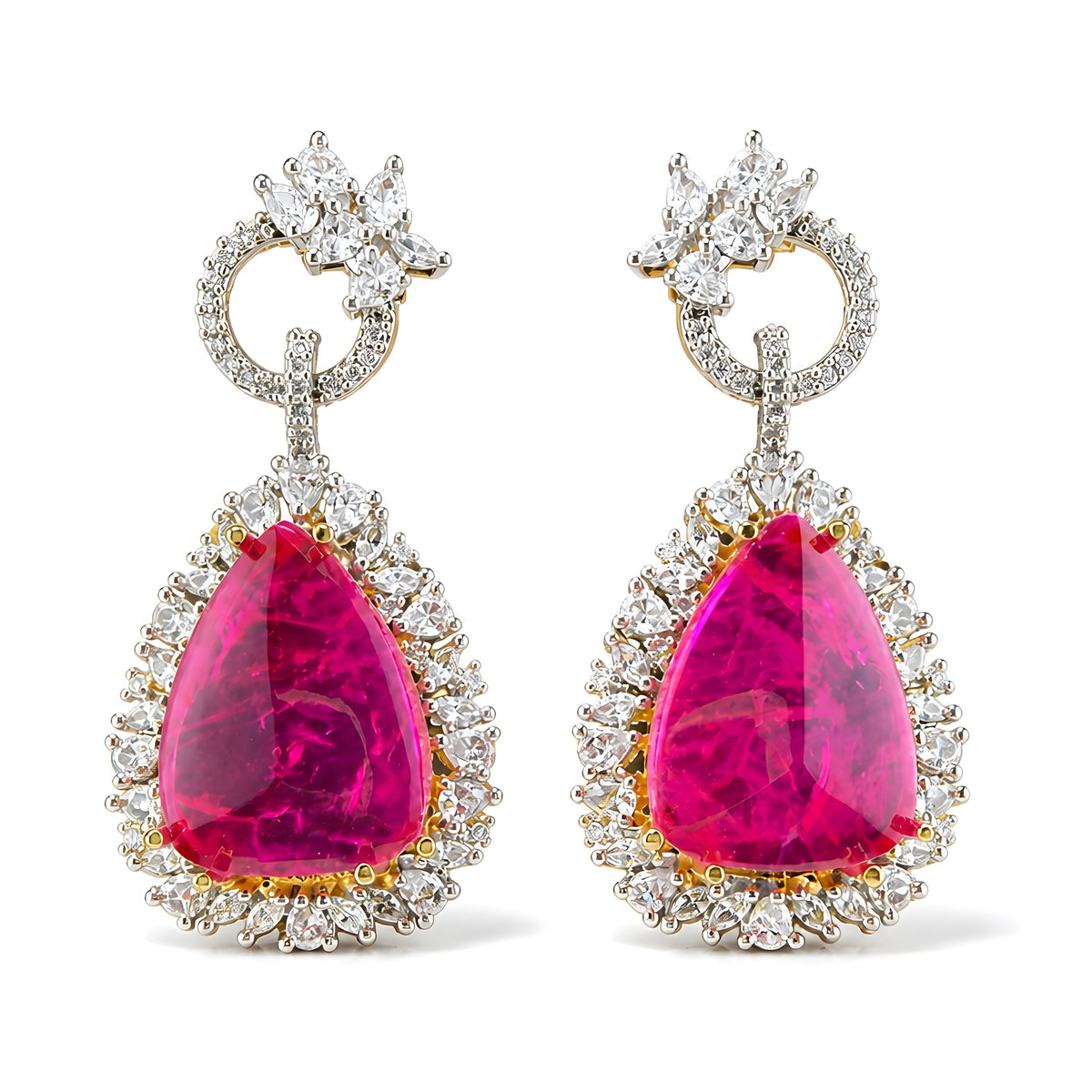 Tala Prism Halo Drop Earrings