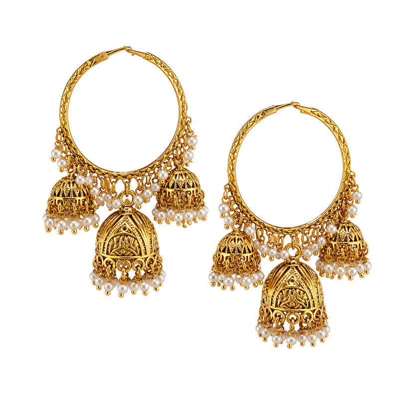 Vela Charm Jhumki Hoops